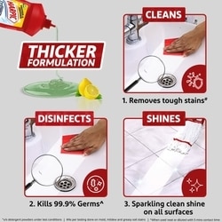 Harpic Disinfectant Bathroom Cleaner Liquid Lemon 1 L 5
