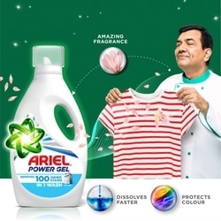 Ariel Power Gel Top Load Liquid Detergent 500 g 8