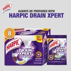 Harpic Drain Xpert Drain Cleaner Powder 45 g 7