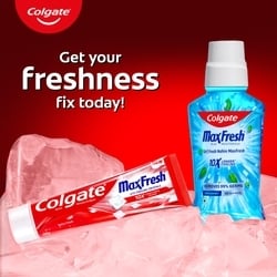 Colgate Max Fresh Spicy Fresh Red Gel Toothpaste 150 g (Pack of 2) 8