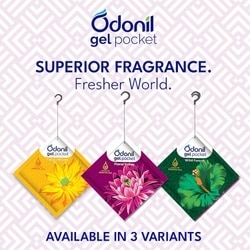 Odonil Floral Valley Gel Pocket Air Freshener 10 g 6