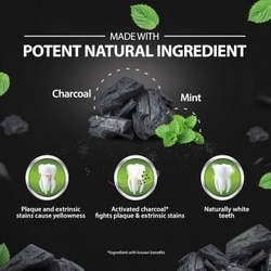 Dabur Herbal Whitening Activated Charcoal Toothpaste 120 g (Pack of 2) 7