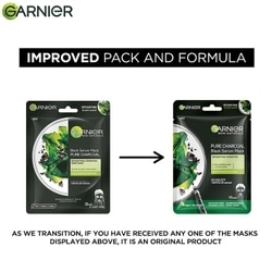 Garnier Pure Charcoal Black Hydration Serum Mask 28 g 2