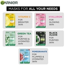 Garnier Pure Charcoal Black Hydration Serum Mask 28 g 7