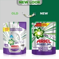 Ariel Matic Lavender Power Gel Liquid 3.6 kg