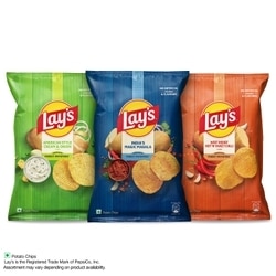 Lay's Assorted Flavours Potato Chips 240 g (Pack of 3)