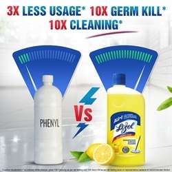 Lizol Citrus Disinfectant Surface Cleaner 1 L 5