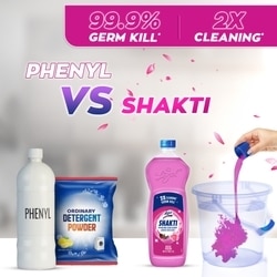 Lizol Shakti Rose Fresh Disinfectant Floor Cleaner 900 ml 4