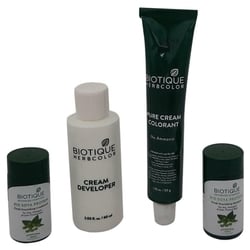 Biotique Conditioning Color, Natural Black(1N) 50 g + 110 ml 2