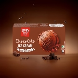 Kwality Wall's Slow Churned Chocolate Ice Cream 700 ml
