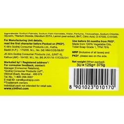 Cinthol Lime Refreshing Deo Soap 125 g (Pack of 3) 5
