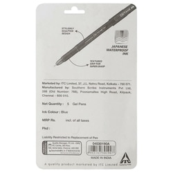 Classmate Octane Blue Gel Pen (Pack of 5) 2