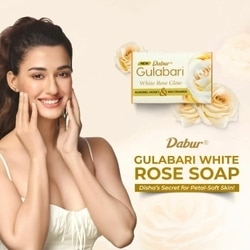 Dabur Gulabari White Rose Glow Soap 150 g (Pack of 3) 4
