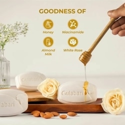 Dabur Gulabari White Rose Glow Soap 150 g (Pack of 3) 6