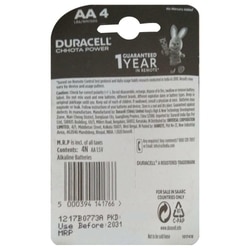 Duracell AA Chhota Power Batteries (Pack of 4) 3