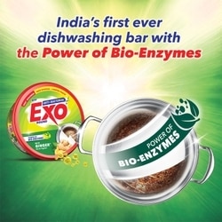 Exo Touch & Shine Anti-Bacterial Round Dishwash Bar 500 g 4