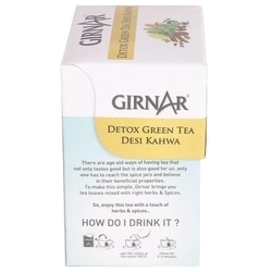 Girnar Desi Kahwa Detox Green Tea 25 g (10 Tea Bags) 3