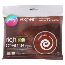 Godrej Expert Rich Creme Hair Color Natural Brown 20 g+20 ml