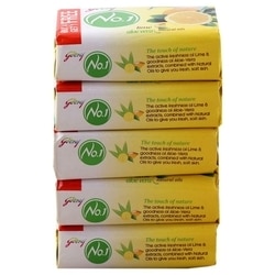 Godrej No.1 Lime & Aloe Vera Soap 100 g (Buy 4 Get 1 Free) 4