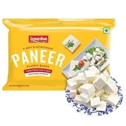 Gowardhan Fresh Paneer 500 g (Pack) 3