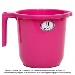Joyo Metro Assorted Colour Plastic Bath Mug 1 L 2