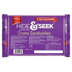 Parle Hide & Seek 4 Flavour Choco Chip Creme Biscuit 400 g 2