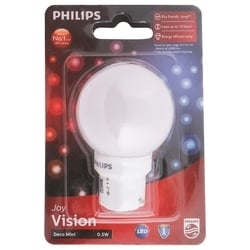 Philips Deco Mini B22 White LED Bulb 0.5 W