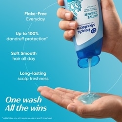 Head & Shoulders Active Clean 100% Flake Free Shampoo 750 ml 4