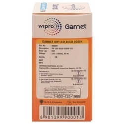 Wipro Garnet White Consumer LED Bulb 9 W 3