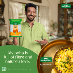 Tata Sampann White Thick Poha 500 g 3