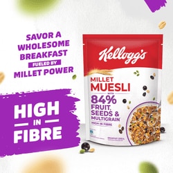 Kellogg's Millet Muesli with 84% Fruit, Seed & Multigrain 500g 3