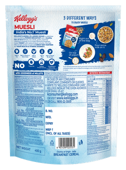 Kellogg's Muesli 0% added Sugar 400 g 2