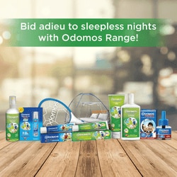 Odomos Naturals Non-sticky Mosquito Repellent Cream with Aloe Vera + Citronella 50 g 7