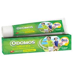 Odomos Naturals Non-sticky Mosquito Repellent Cream with Aloe Vera + Citronella 50 g