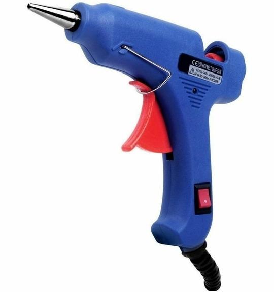Fadman Blue 20 W Hot Melt Gun Standard Temperature Corded Glue Gun, 7 Mm