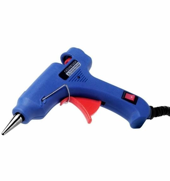 Fadman Blue 20 W Hot Melt Gun Standard Temperature Corded Glue Gun, 7 Mm
