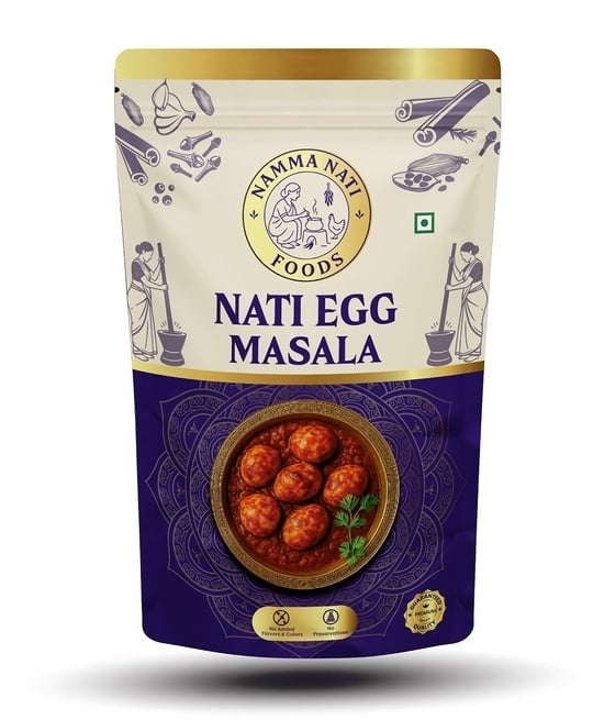 NAMMA NATI FOODS Special Masala | Authentic South Indian Spice Blend for Curry & Fry Recipes | Rich Aroma & Flavor | Premium Quality Masala | 75g