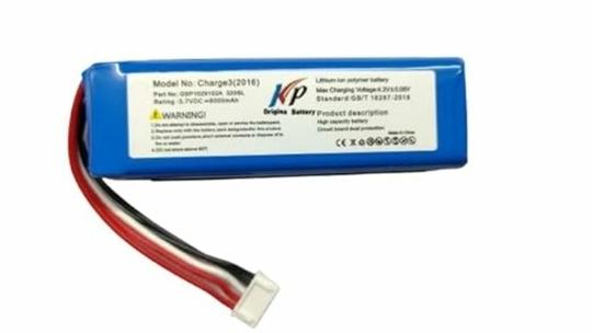 KP Original Battery 6000mAh GSP1029102A Battery Replacement Compatible Charge 3/320SL 2016 Waterproof Bluetooth Speaker, Model - FO6
