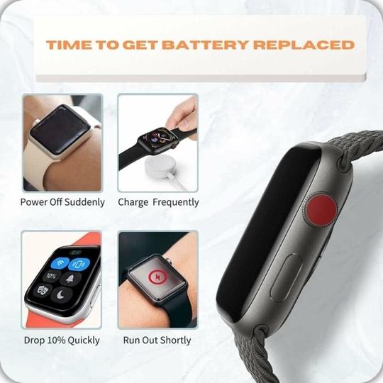 KP Original Battery Replacement for SmartWatch Series 5SE (44mm), 296mAh Compatible with Models A2181, Internal Power Source 44MM