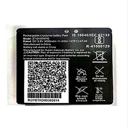 KP Original Battery 3000 mAh Battery For Jio Wifi Dongle Jiofi ZT-GY974745 Router Battery Compatible with JioFi 6, Jio Router 6, JioFi JMR 1040, JioFi JMR 815 3000mAh