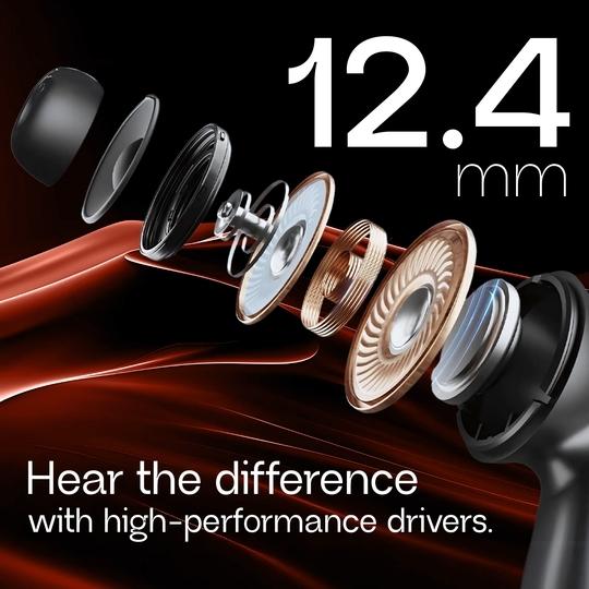 Tunifi Buds Pro with 45 dB ANC, Ultra Bass Technology & upto 40 hours of battery life