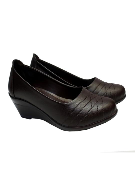 Banuchi women Brown wedges heels sandals