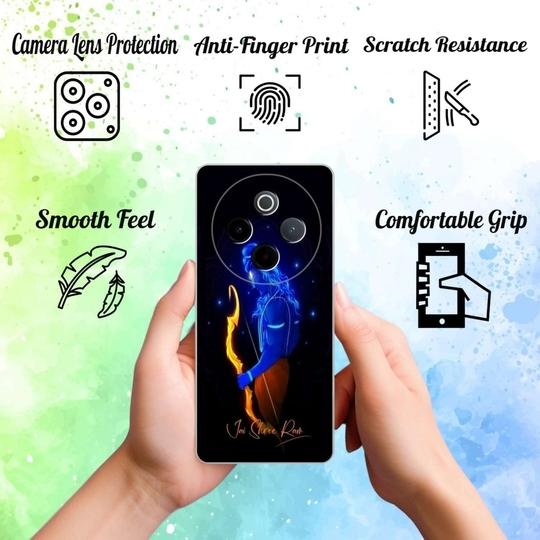 Kaina Back Cover for IQOO Z10 5G(Multicolor, Grip Case, Silicon) KP026
