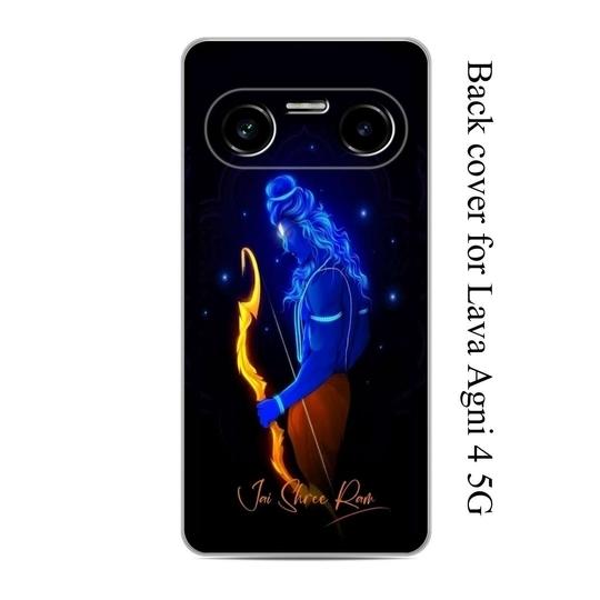 Printcorner Back Cover for Lava Agni 4 5G(Multicolor, Grip Case, Silicon) KP026