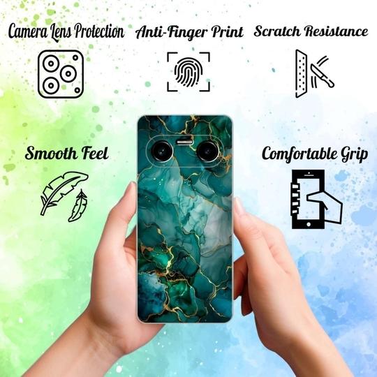 Printcorner Back Cover for Lava Agni 4 5G(Multicolor, Grip Case, Silicon) KP056