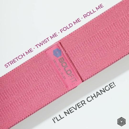 BOLDFIT Fabric Resistance Band - Loop Hip Band for Women & Men for Hip (Medium) Hip Support