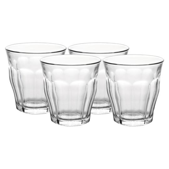 Duralex Picardie Clear Tumbler 90 ML  4 Pcs 1023AC04