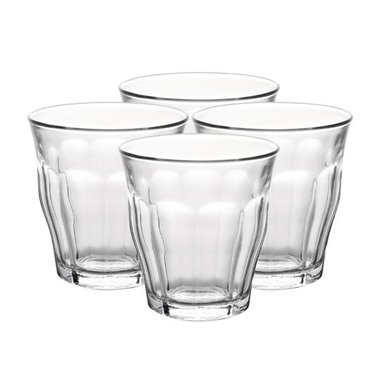 Duralex Picardie Clear Tumbler 90 ML  4 Pcs 1023AC04