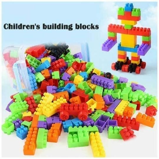 Vastate Satsun Building Blocks (52 pcs Block and 8 Wheels Total  60 Pieces )