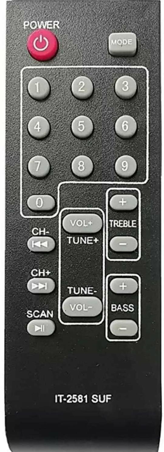 Nixglobal It-2581 Suf Remote Compatible With Intex Home Theater